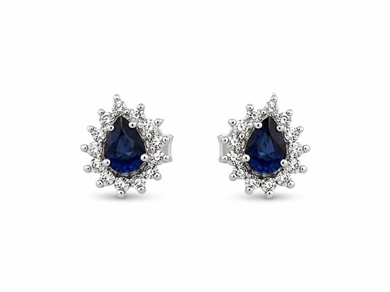 Earrings Cianfrone Gioielli Woman in Gold Zaffiro 0.77 Ct OROR-42-198 - OROR-42-198